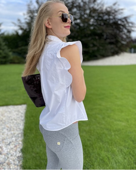 Košile dámská Pinko bílá s volány